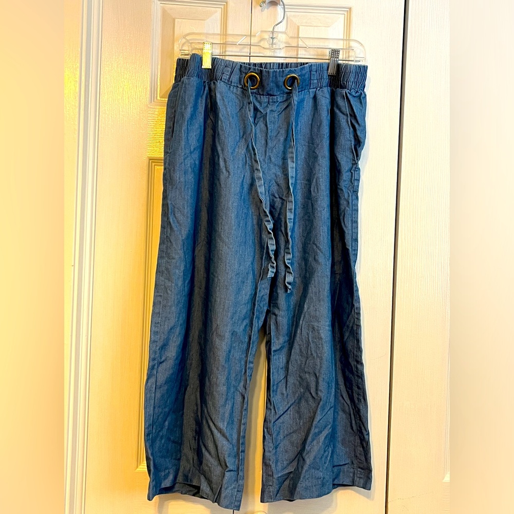 Michael Kors Chambray wide-leg pants